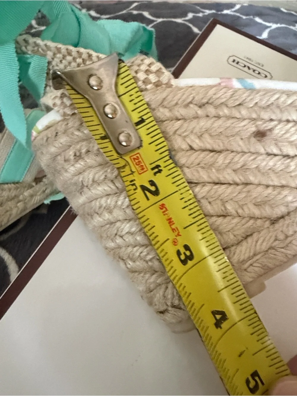 Coach espadrilles 4”